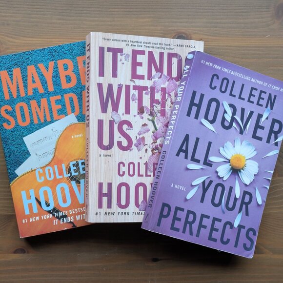 Maybe Someday, Ends with Us, All Your Perfects - 3 pack Colleen Hoover Book Set - Picture 1 of 1